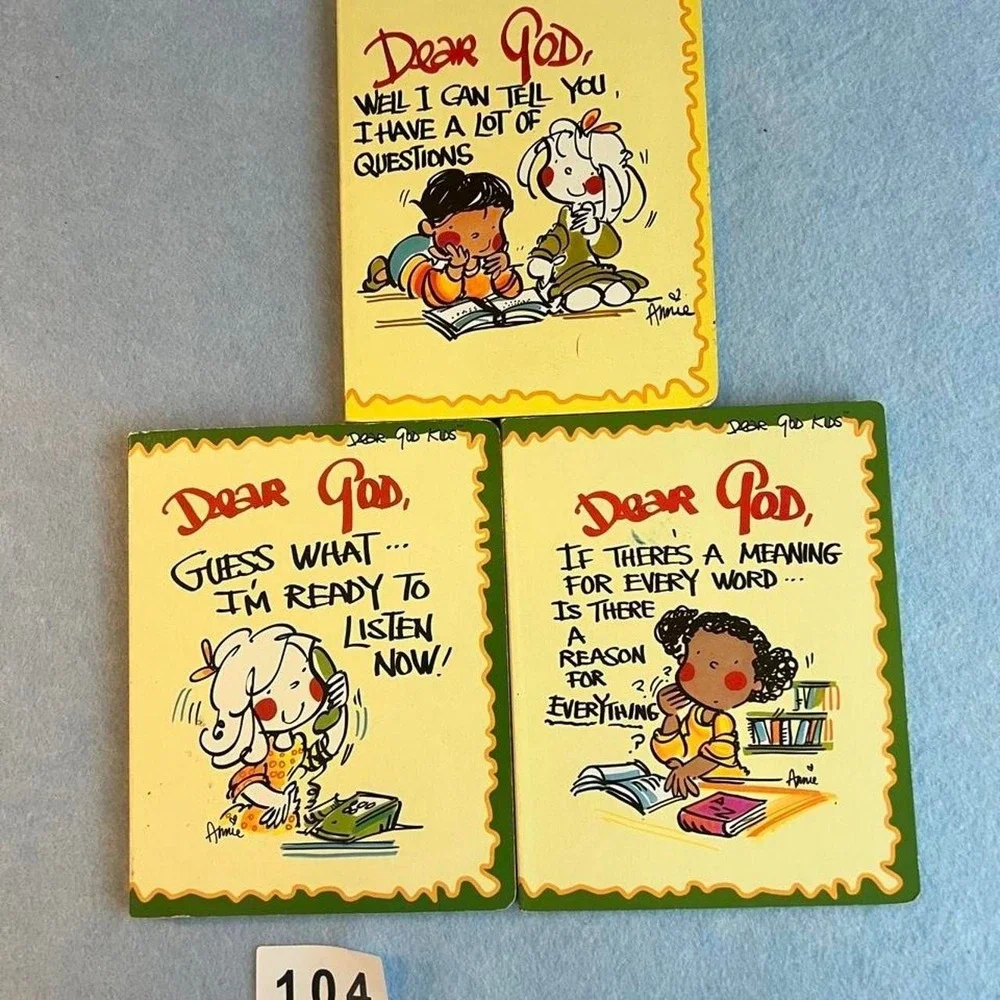 Dear God kids books, set of books (3) all included for one price